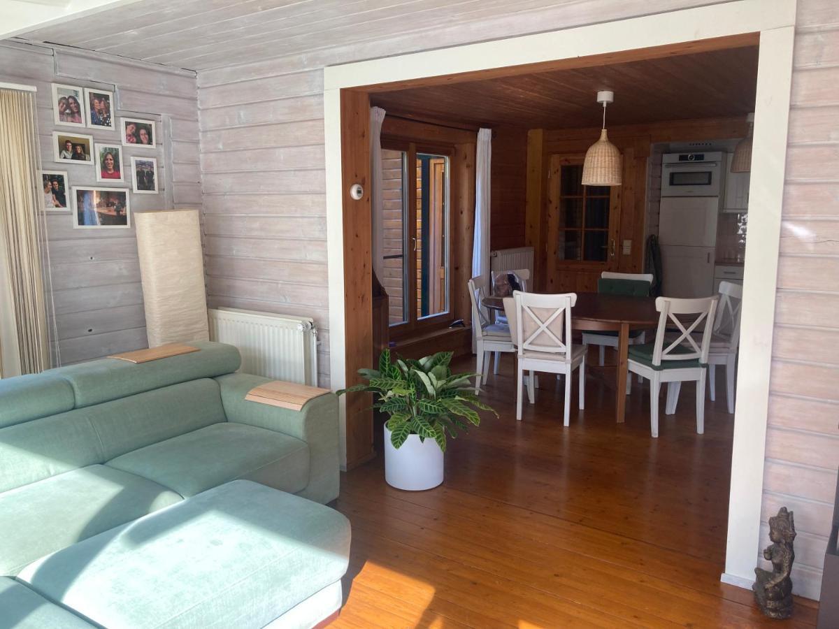 Houten Chalet/Bungalow In Het Bos, Sauna, Jacuzzi Meijel Экстерьер фото